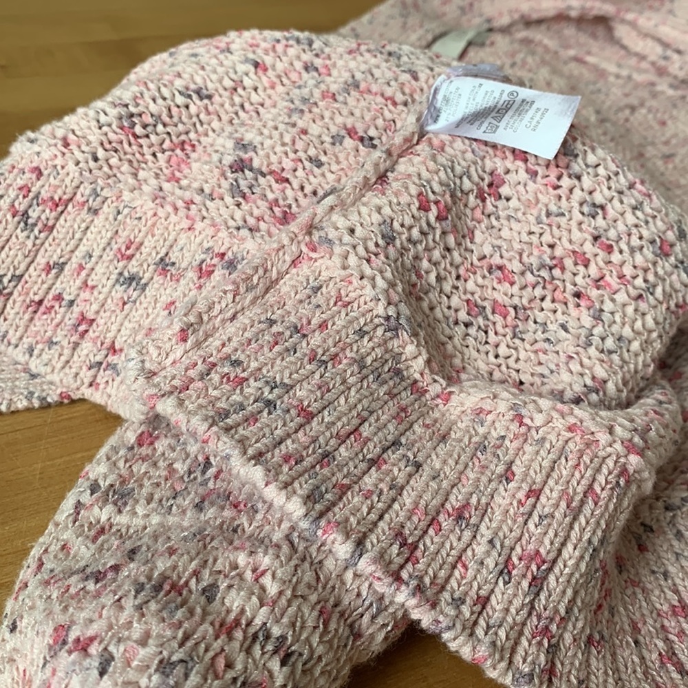 LOFT 2 pc Pink Speckled Sweater & Tank Top Set - Picture 8 of 13